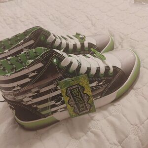 Beetlejuice high top sneakers
